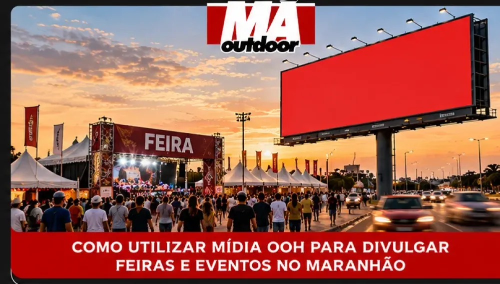 COMO UTILIZAR M&Iacute;DIA OOH PARA DIVULGAR FEIRAS E EVENTOS NO MARANH&Atilde;O